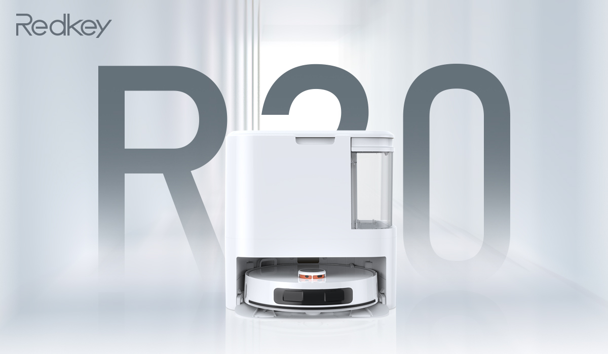 The new Redkey R20 vacuum robot will be launched soon, base station equipped with a 10.1-inch screen
